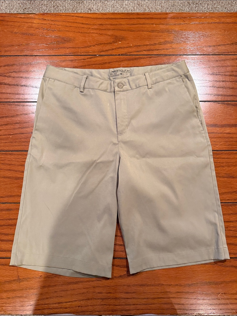Nike Boys Khaki/Tan Golf Shorts